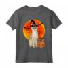 Gatto Halloween Singapura Jack O Lanterna Zucca Maglietta - Regalo Unico per Amanti dei Gatti - Ideale per Halloween