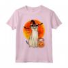 Gatto Halloween Singapura Jack O Lanterna Zucca Maglietta - Regalo Unico per Amanti dei Gatti - Ideale per Halloween