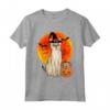 Gatto Halloween Singapura Jack O Lanterna Zucca Maglietta - Regalo Unico per Amanti dei Gatti - Ideale per Halloween