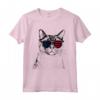 Bandiera USA del 4 luglio - Maglietta Orgoglio Gatto Americano per Proprietari di Gatti Singapura - Regalo Ideale per Natale o Compleanni