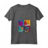 Donna Singapura Cat Pop Art Design - Maglietta Colorata con Collo a V per Amanti dei Gatti - Ideale per Natale, Compleanni o San Valentino