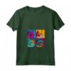 Donna Singapura Cat Pop Art Design - Maglietta Colorata con Collo a V per Amanti dei Gatti - Ideale per Natale, Compleanni o San Valentino