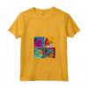 Donna Singapura Cat Pop Art Design - Maglietta Colorata con Collo a V per Amanti dei Gatti - Ideale per Natale, Compleanni o San Valentino