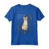 Camo Bandiera Americana Singapura 4 luglio USA Maglietta per Amanti dei Gatti - Regalo Unico per 4 luglio