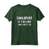 Singapore sta chiamando e devo andare - Vacation Singapure Maglietta Souvenir - Ideale per il prossimo viaggio in città