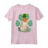 Leprechaun Singapura San Patrizio Giorno Shamrock Paw Maglietta - Ideale Regalo per Amanti dei Gatti e Proprietari di Gatti