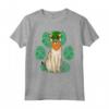 Leprechaun Singapura San Patrizio Giorno Shamrock Paw Maglietta - Ideale Regalo per Amanti dei Gatti e Proprietari di Gatti