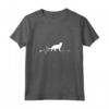 Donna HapTiger For Cats Lovers Maglietta con Collo a V - Cat Heartbeat Design for Singapura Cat Lovers - Perfect Gift for Cat Moms and Dads