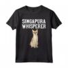 Singapura Wisperer - Divertente Maglietta Regalo per Amante dei Gatti - Ideale per Gattari Pazzi