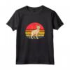Singapura Cat Sunset Retro Vintage Design Mamma Papà Bambini Maglietta - Regalo Unico per Amanti Gatti di Singapura