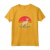 Singapura Cat Sunset Retro Vintage Design Mamma Papà Bambini Maglietta - Regalo Unico per Amanti Gatti di Singapura