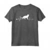 HapTiger For Cats Lovers - Cat Heartbeat Singapura T-shirt for National Cat Day - Ideal Gift for Cat Moms and Dads