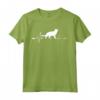 HapTiger For Cats Lovers - Cat Heartbeat Singapura T-shirt for National Cat Day - Ideal Gift for Cat Moms and Dads