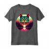 Singapura Cat Lover Tramonto Retro Style Vintage anni '80 '70 Maglietta - Ideale per Amanti dei Gatti e Proprietari di Gatti Singapura