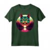 Singapura Cat Lover Tramonto Retro Style Vintage anni '80 '70 Maglietta - Ideale per Amanti dei Gatti e Proprietari di Gatti Singapura