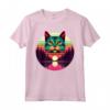 Singapura Cat Lover Tramonto Retro Style Vintage anni '80 '70 Maglietta - Ideale per Amanti dei Gatti e Proprietari di Gatti Singapura