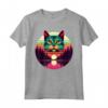 Singapura Cat Lover Tramonto Retro Style Vintage anni '80 '70 Maglietta - Ideale per Amanti dei Gatti e Proprietari di Gatti Singapura
