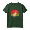 Singapura Gatto Tramonto Retrò - Design Vintage Mamma Papà Bambini Maglietta - Regalo Unico per Amanti dei Gatti di Singapura