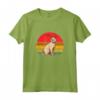 Singapura Gatto Tramonto Retrò - Design Vintage Mamma Papà Bambini Maglietta - Regalo Unico per Amanti dei Gatti di Singapura