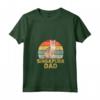 Singapura Cat Dad Retro Vintage - Maglietta Divertente Amante dei Gatti con Collo a V - Regalo per Proprietari di Gatti Singapura