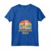 Singapura Cat Dad Retro Vintage - Maglietta Divertente Amante dei Gatti con Collo a V - Regalo per Proprietari di Gatti Singapura