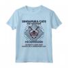 Cat Dad Are Awesome - Maglietta Cat Mom Singapura - Ideale per Compleanno, Natale e la Giornata internazionale del gatto