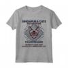 Cat Dad Are Awesome - Maglietta Cat Mom Singapura - Ideale per Compleanno, Natale e la Giornata internazionale del gatto