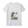 Singapura Cat Kanagawa Wave Divertente Surf Animale Maglietta con Collo a V - Regalo per Proprietari di Gatti - Ideale per Natale o San Valentino