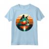Singapura Cat Lover Tramonto - Maglietta Vintage Retro Style Anni '80 '70 per Amanti dei Gatti - Regalo Unico per Appassionati di Felini