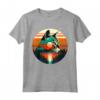 Singapura Cat Lover Tramonto - Maglietta Vintage Retro Style Anni '80 '70 per Amanti dei Gatti - Regalo Unico per Appassionati di Felini
