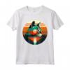 Singapura Cat Lover Tramonto - Maglietta Vintage Retro Style Anni '80 '70 per Amanti dei Gatti - Regalo Unico per Appassionati di Felini