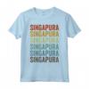 Singapura Cat Retro Maglietta - Illustrazione Vintage per gli Amanti dei Gatti Singapura