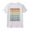 Singapura Cat Retro Maglietta - Illustrazione Vintage per gli Amanti dei Gatti Singapura