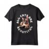 Tutti i Gatti sono Bellissimi - Funny Singapura Cat Heartbeat Maglietta - Ideale Regalo per Amanti dei Gatti