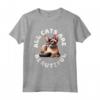 Tutti i Gatti sono Bellissimi - Funny Singapura Cat Heartbeat Maglietta - Ideale Regalo per Amanti dei Gatti