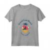 Grand Case Beach Saint Martin Sint Maarten Maglietta con Collo a V - Souvenir Leggero per Viaggiatori - Taglio Classico e Maniche Doppia Cucitura