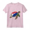 Funny Turtle Sint Maarten Flag Pride - Camicia per Bambini con Orgoglio Bandiera Sint Maarten - Ideale per Festa del Papà o Souvenir