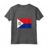 Donna Bandiera di Sint Maarten Maglietta con Collo a V - Orgoglioso Sint Maartener - Ideale come Souvenir da Filipsburg