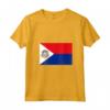 Donna Bandiera di Sint Maarten Maglietta con Collo a V - Orgoglioso Sint Maartener - Ideale come Souvenir da Filipsburg