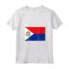 Donna Bandiera di Sint Maarten Maglietta con Collo a V - Orgoglioso Sint Maartener - Ideale come Souvenir da Filipsburg
