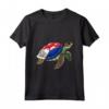 Funny Turtle Sint Maarten Flag Pride Camicia - Ideale per Orgoglio Sint Maarten e Regalo Unico per Eventi Speciali