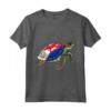 Funny Turtle Sint Maarten Flag Pride Camicia - Ideale per Orgoglio Sint Maarten e Regalo Unico per Eventi Speciali