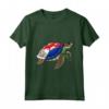 Funny Turtle Sint Maarten Flag Pride Camicia - Ideale per Orgoglio Sint Maarten e Regalo Unico per Eventi Speciali