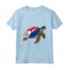 Funny Turtle Sint Maarten Flag Pride Camicia - Ideale per Orgoglio Sint Maarten e Regalo Unico per Eventi Speciali