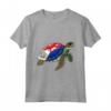 Funny Turtle Sint Maarten Flag Pride Camicia - Ideale per Orgoglio Sint Maarten e Regalo Unico per Eventi Speciali