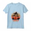 Donna Sint Maarten Caraibi Sea Beach Vacanza Maglietta con Collo a V - Souvenir Estivo Leggero per le Tue Avventure