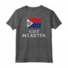 Sint Maarten Flag Vintage I - Maglietta da uomo, donna - Ideale come regalo per Compleanno, Natale, o Giorno dell'Indipendenza