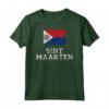 Sint Maarten Flag Vintage I - Maglietta da uomo, donna - Ideale come regalo per Compleanno, Natale, o Giorno dell'Indipendenza