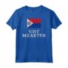 Sint Maarten Flag Vintage I - Maglietta da uomo, donna - Ideale come regalo per Compleanno, Natale, o Giorno dell'Indipendenza