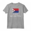 Sint Maarten Flag Vintage I - Maglietta da uomo, donna - Ideale come regalo per Compleanno, Natale, o Giorno dell'Indipendenza